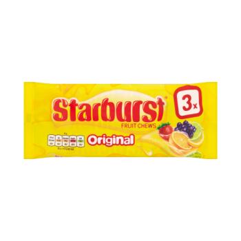Starburst Original Fruit Chews Sweets Multipack 3 x 45g