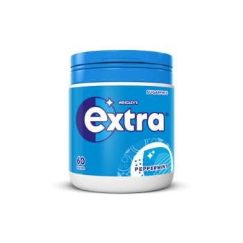 Extra Peppermint Sugarfree Chewing Gum Bottle 60 Pieces