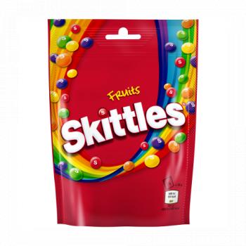 Skittles Vegan Chewy Sweets Fruit Flavoured Pouch Bag 152g