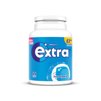 Extra Peppermint Sugarfree Chewing Gum Bottle £2 PMP 46 Pieces
