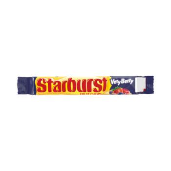 Starburst Very Berry Vegan Chewy Sweets Fruit Flavoured Bag £0.49 PMP 45g