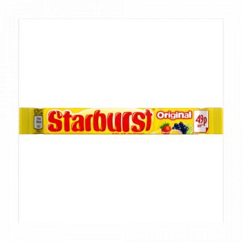Starburst Vegan Chewy Sweets Fruit Flavoured Bag 45g