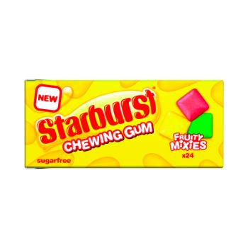 Starburst Fruity Mixies Chewing Gum Sugar Free Handy Pack 24 Pieces