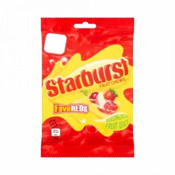 Starburst Fave Reds Fruit Chews Sweets Treat Bag 141g