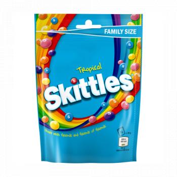 Skittles Tropical Sweets Family Size Pouch Bag 196g