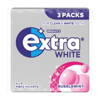 Extra White Bubblemint 3 Pack