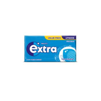 Extra Peppermint Sugarfree Chewing Gum Multipack 6x10 Pieces