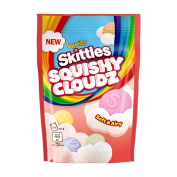 Skittles Squishy Cloudz Chewy Sweets Fruit Flavoured Sweets Pouch Bag 94g