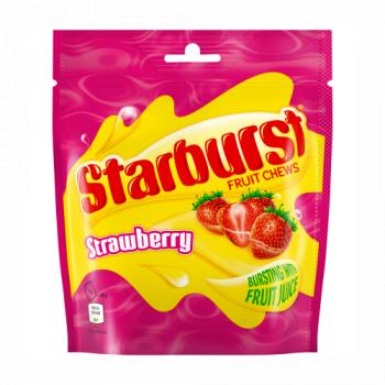 Starburst Strawberry Fruit Chews Sweets Pouch Bag 152g
