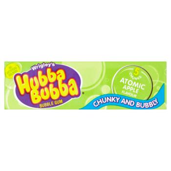 Hubba Bubba Atomic Apple Bubble Gum 5 Chunky Chews