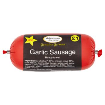 Delicatessen Fine Eating Garlic Sausage 300g