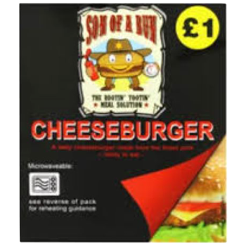 Son Of A Bun Cheeseburger 130g PM £1 