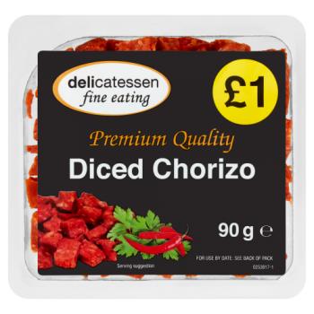 Delicatessen Fine Eating Diced Chorizo 90g