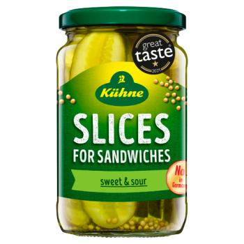 Kühne Slices for Sandwiches 330g