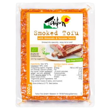Taifun Smoked Tofu with Almonds and Sesame Seeds 200g
