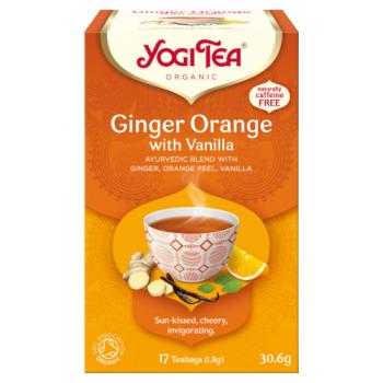 Yogi Tea Organic Ginger Orange with Vanilla 17 Teabags 30.6g