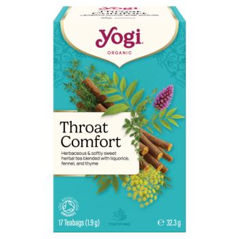 Yogi Organic Throat Comfort Teabags 17 x 1.9g (32.3g)