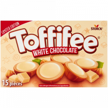 Toffifee Limited Edition White Chocolate 15 Pieces 125g