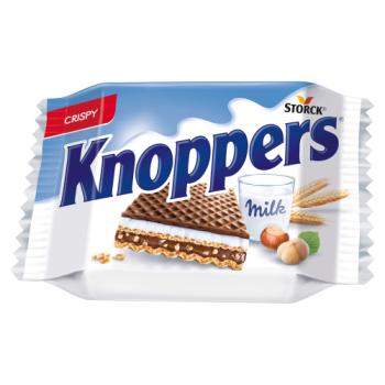 Knoppers Crispy Milk Hazelnut Wafers 25g