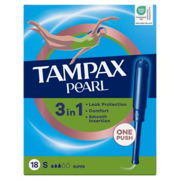 Tampax Pearl Super Tampons With Applicator x18