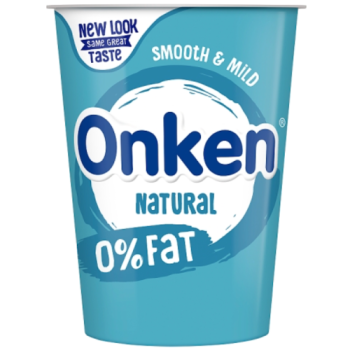 Onken 0% Fat Natural Yogurt 450g