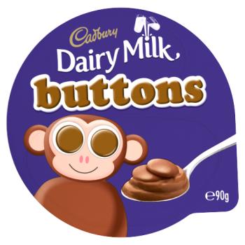 Cadbury Dairy Milk Buttons Twin Pot Chocolate Potted Dessert 90g