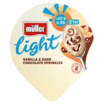 Müller Light Vanilla & Dark Chocolate Sprinkles 160g
