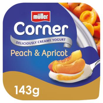 Muller Corner Peach and Apricot Yogurt 143g