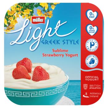 Müller Light Greek Style Sublime Strawberry Yogurt 4 x 115g (460g)