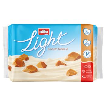 Müller Light Smooth Toffee 6 x 140g (840g)