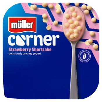 Müller Corner Strawberry Shortcake 124g