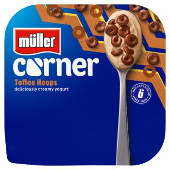 Müller Corner Toffee Hoops 124g