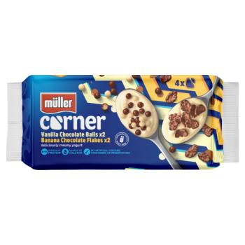 Müller Corner Delicious, Creamy Yogurt Family Pack 4 x 124g (496g)