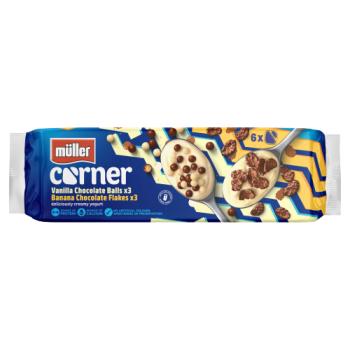Müller Corner Delicious, Creamy Yogurt Family Pack 6 x 124g (744g)