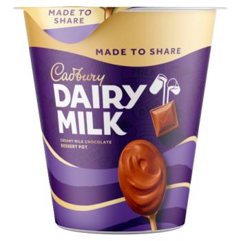 Cadbury Dairy Milk Creamy Milk Chocolate Dessert Pot 350g