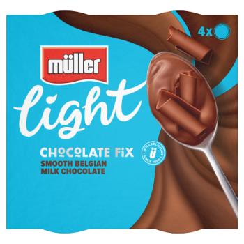 Muller Light Milk Choc Fix 4pk