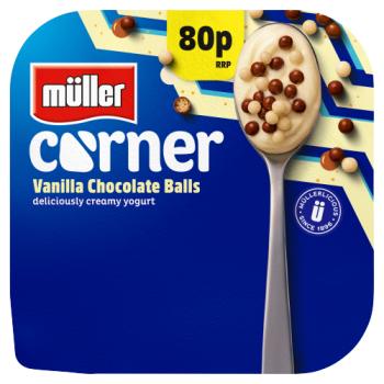 Müller Corner Vanilla Chocolate Balls 124g