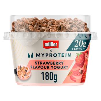 Müller Myprotein Crunch Strawberry Yogurt 180g