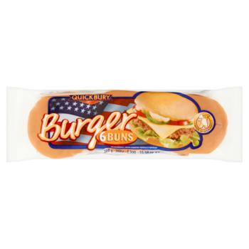 Quickbury 6 Burger Buns 300g