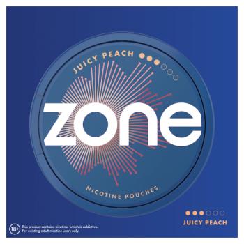 Zone Juicy Peach Nicotine Pouches 10mg