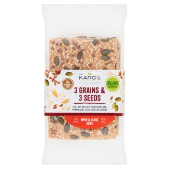 Dr. Karg's Organic Crispbread 3 Grains & 3 Seeds 200g