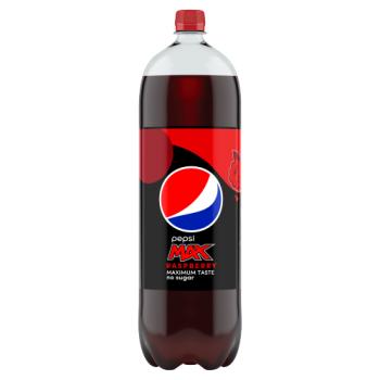 Pepsi Max Raspberry No Sugar Cola Bottle 2l