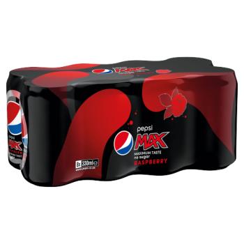 Pepsi Max Raspberry 8pk