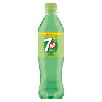 7UP Free Lemon & Lime Bottle 500ml PM £1.09 or 2 for £2