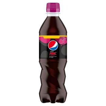 Pepsi Max Cherry No Sugar Cola Bottle PMP 500ml