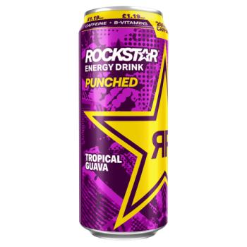 Rockstar Punched Tropical Guava 500ml Can, PMP £1.19
