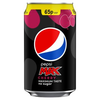 Pepsi Max Cherry 65p     330ml