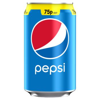 Pepsi Regular 75p        330ml