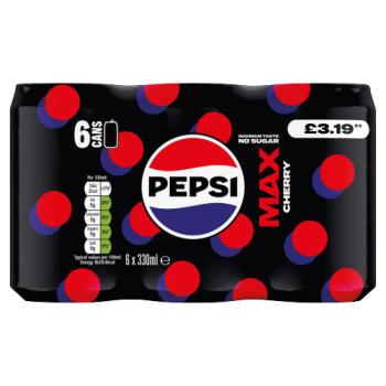 Pepsi Max Cherry 6 x 330ml