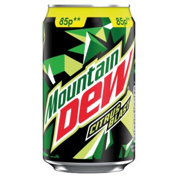 Mountain Dew 85p         330ml